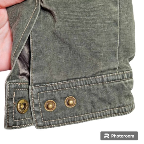 Guess Lined Jacket in Hunter Green Size Small - Picture 5 of 11